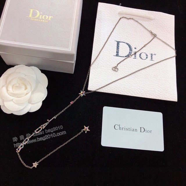 Dior飾品 迪奧經典熱銷款復古金色項鏈  zgd1209